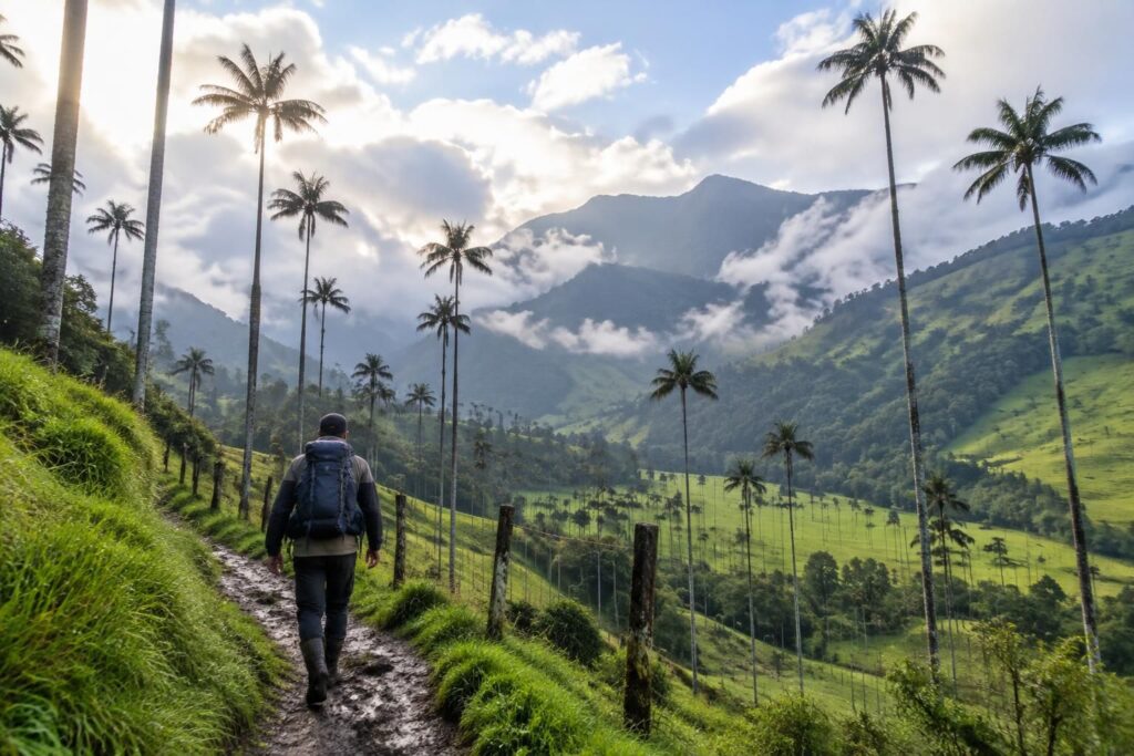 découvrez la vallée de cocora en colombie : randonnée parmi les palmiers à cire, conseils sur l’altitude et les plus beaux spots photo.